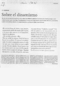 Sobre el dinamismo