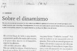 Sobre el dinamismo