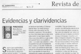 Evidencias y clarividencias