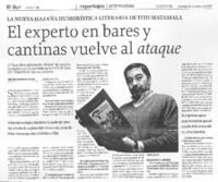 El experto en bares y cantinas vuelve al ataque (entrevista)