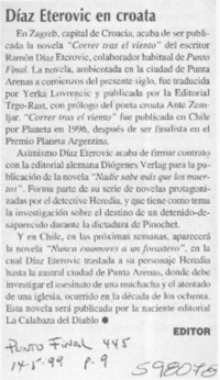 Díaz Eterovic en croata