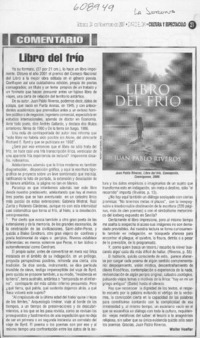 Libro del frío