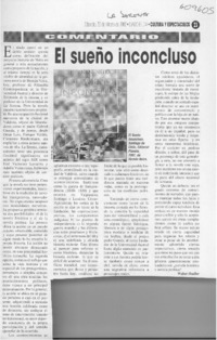 El sueño inconcluso