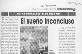 El sueño inconcluso