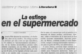 La esfinge en el supermercado