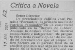 Crítica a novela