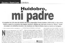 Huidobro, mi padre