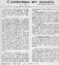 Copayapu en poesía