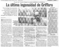 La última ingenuidad de Griffero