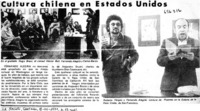 Cultura chilena en Estados Unidos  [artículo]