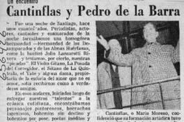 Cantinflas y Pedro de la Barra  [artículo] Orlando Cabrera Leyva.
