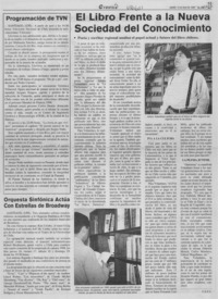 El Libro frente a la nueva sociedad del conocimiento.