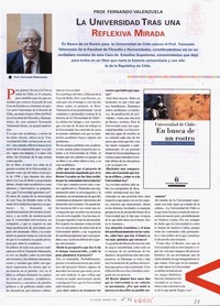 La Universidad tras una reflexiva mirada