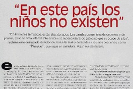 En este país los niños no existen