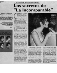 Los secretos de "La incomparable"