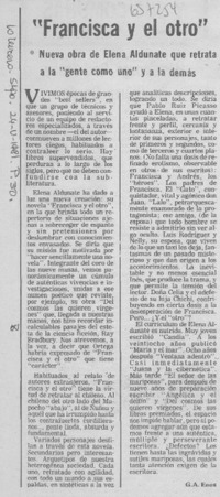 "Francisca y el otro"