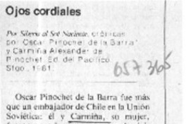 Ojos cordiales  [artículo]