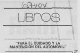 "Para el cuidado y la mantención del automóvil"