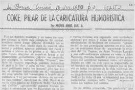 Coke, pilar de la caricatura humorística