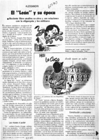 El "León" y su época.  [artículo]