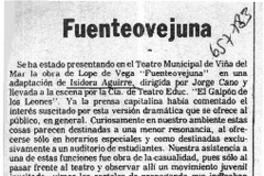 Fuenteovejuna.  [artículo]