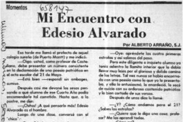 Mi encuentro con Edesio Alvarado : [Entrevista]