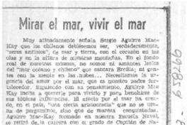 Mirar el mar, vivir el mar  [artículo] A. S.