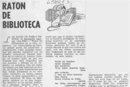 Ratón de biblioteca.