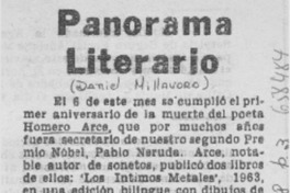 Panorama literario