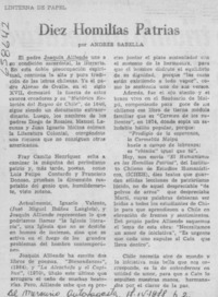 Diez homilías patrias