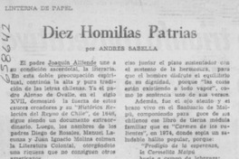 Diez homilías patrias