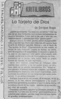 La Tarjeta de Dios.