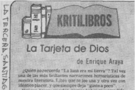 La Tarjeta de Dios.
