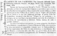 Carmen de los valientes.  [artículo]