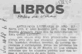 Antología literaria