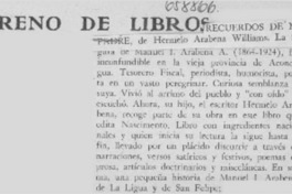 Estreno de libros.  [artículo]