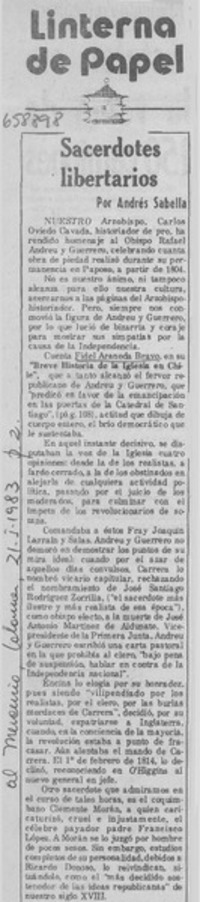 Sacerdotes libertarios