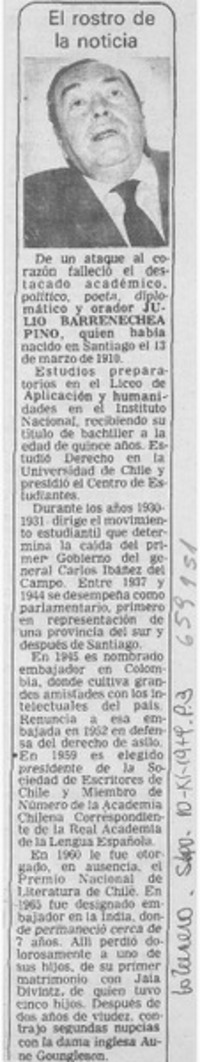 El Rostro de la noticia.