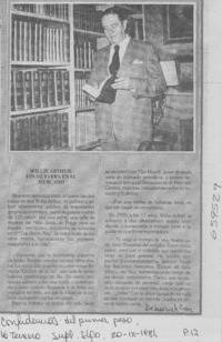 Willie Arthur, fin de farra en el mercado.