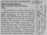 Algo pasa en las raíces.  [artículo]