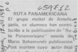 Ruta panamericana