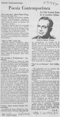 Poesía contemporánea