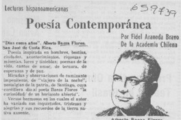 Poesía contemporánea