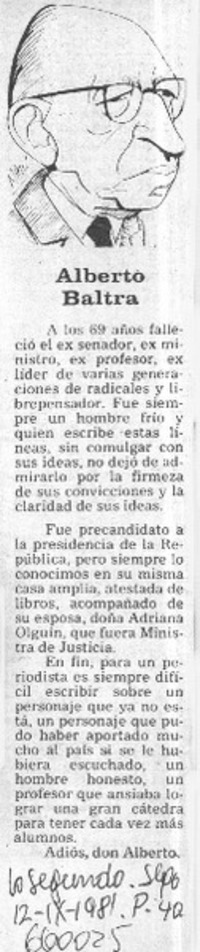 Alberto Baltra.