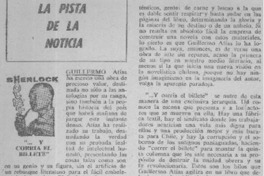 La Pista de la noticia  [artículo] Sherlock.