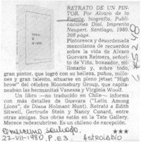 Retrato de un pintor.