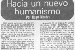 Hacia un nuevo mundo