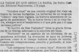 La tarde en que ardió la bahía.