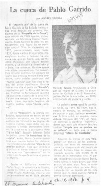 La cueca de Pablo Garrido