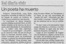 Un poeta ha muerto